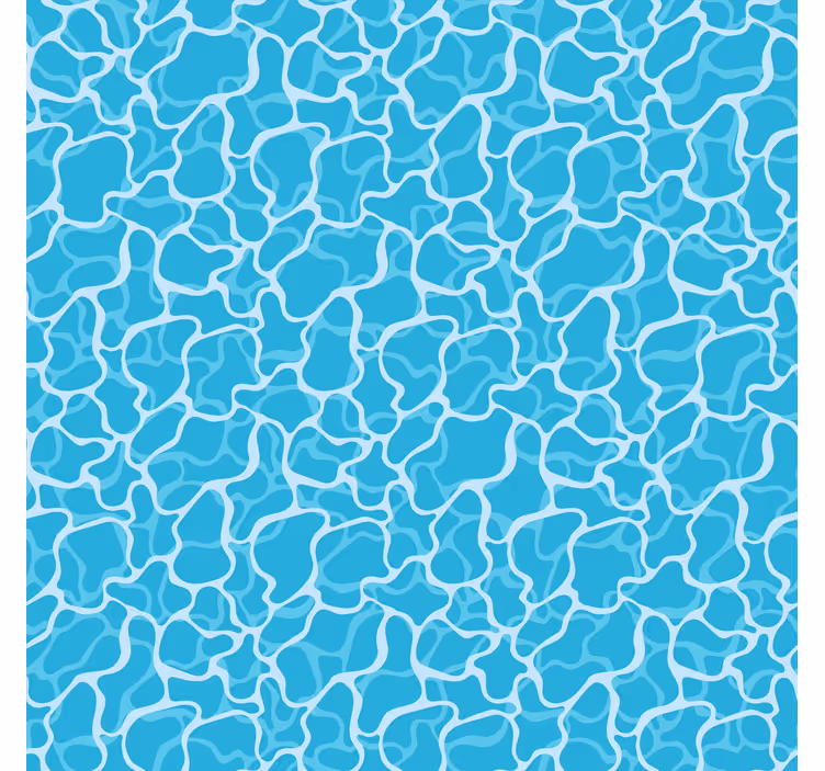 Blauw rolgordijn vloeibare abstracte patronen - TenStickers