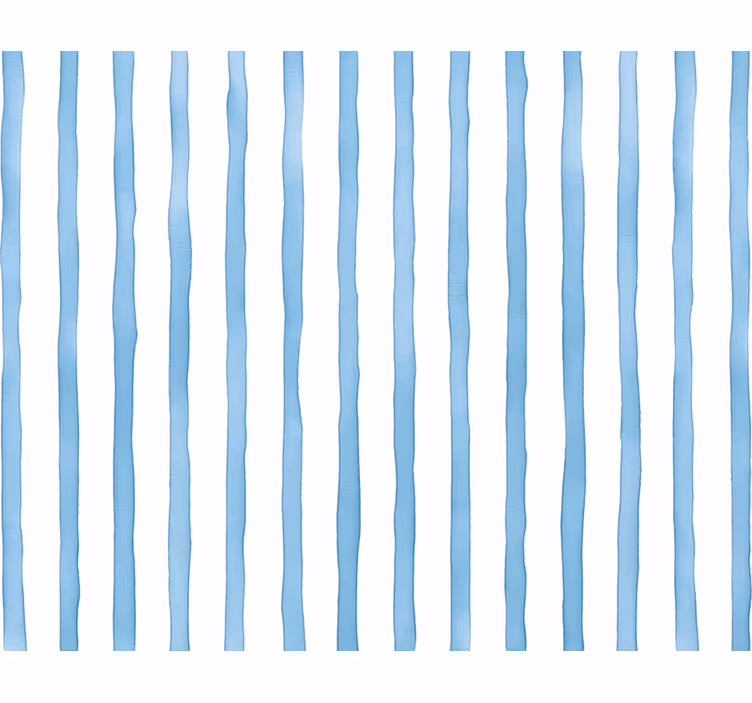 Blauw rolgordijn waterverf strepen - TenStickers