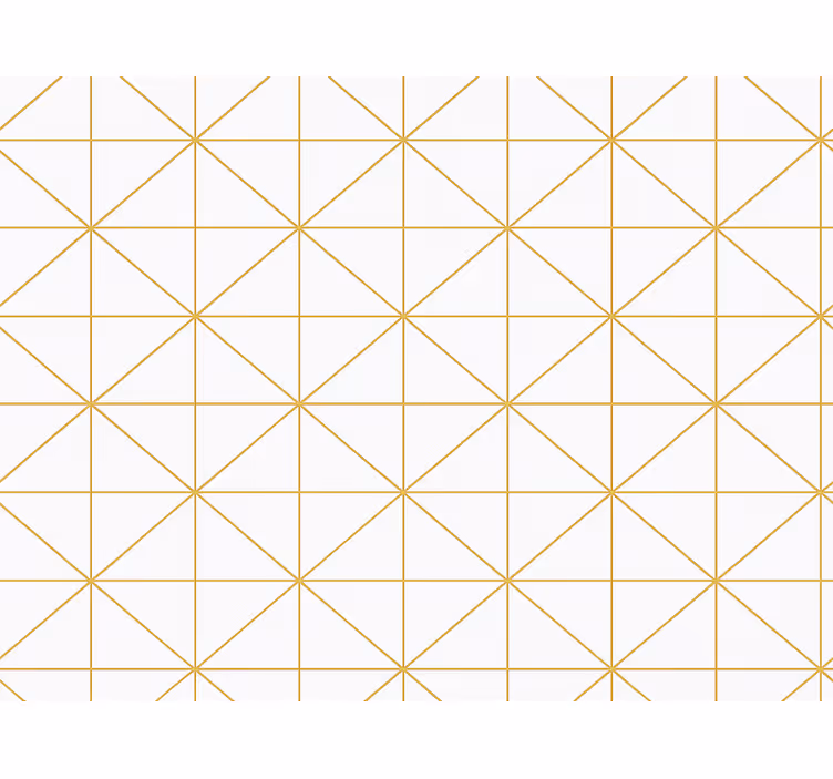 Modern rolgordijn gouden geometrisch - TenStickers
