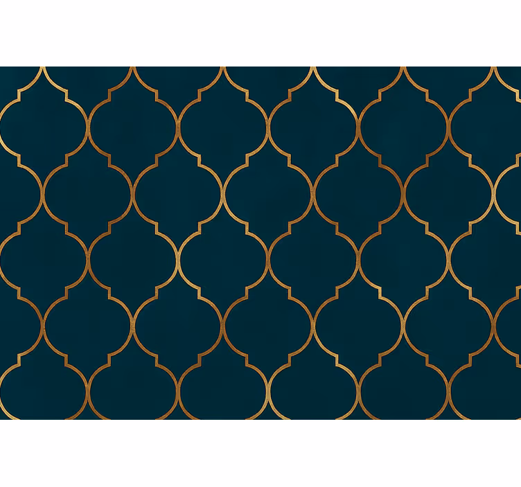 Modern rolgordijn golden marokkaans - TenStickers