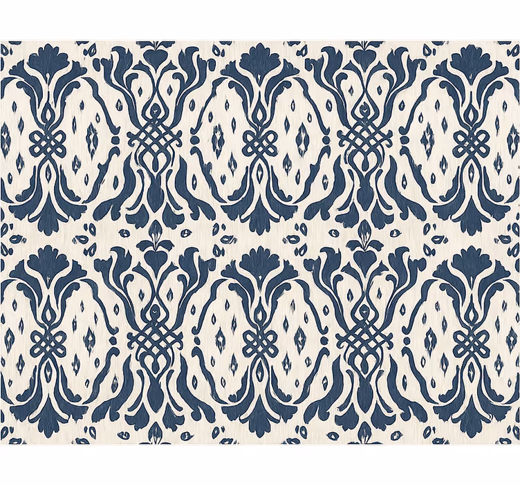 Modern rolgordijn vintage zwarte ornamenten - TenStickers