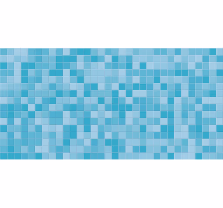 Blauw rolgordijn in venetiaanse stijl - TenStickers