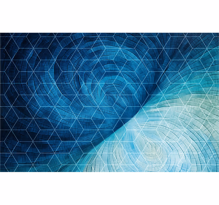 Blauw rolgordijn abstract blauwe achtergrond - TenStickers