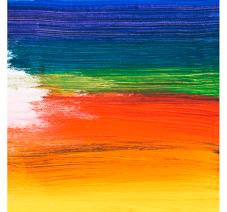 Rolgordijn woonkamer regenboogspetter kleur - TenStickers