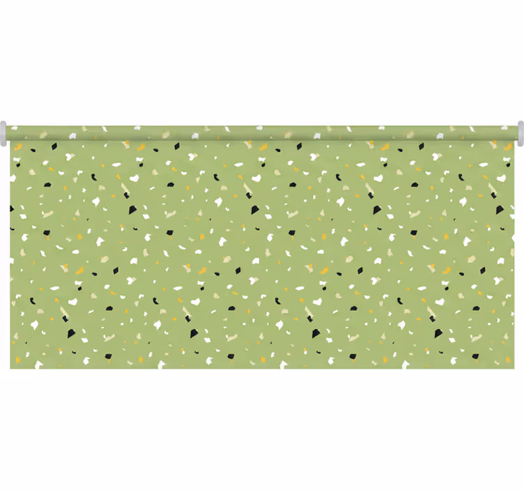 Rolgordijn groen terrazzo groen - TenStickers
