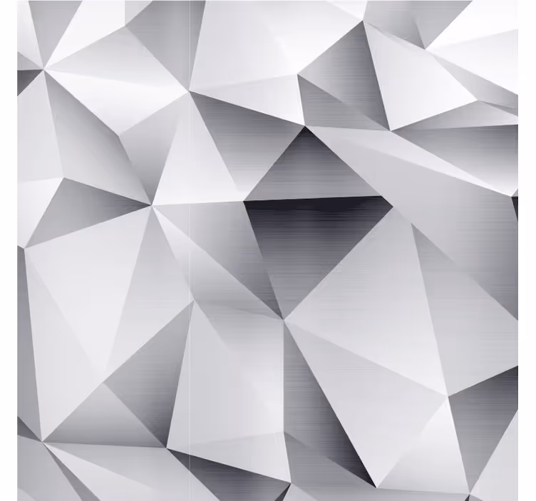 Rolgordijn woonkamer zilver kosmisch geometrisch patroon - TenStickers
