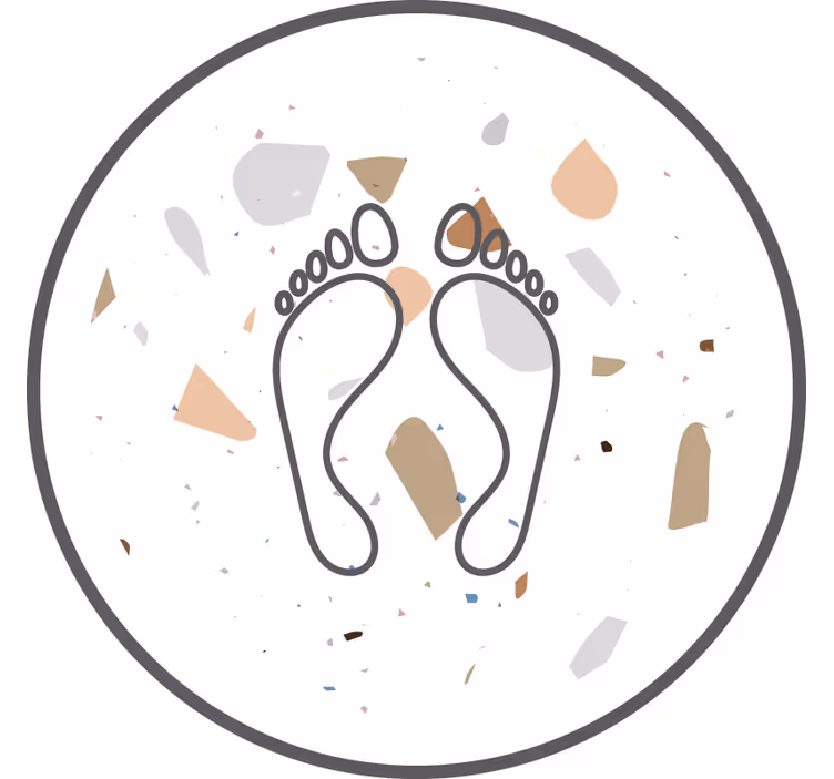 Wit rolgordijn terrazzo afdrukken - TenStickers