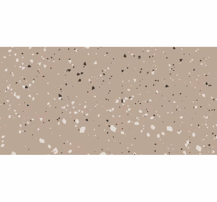 Rolgordijn beige met beige terrazzo textuur - TenStickers