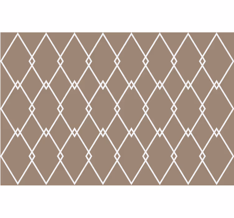 Rolgordijn beige keuken geometrische stijl - TenStickers