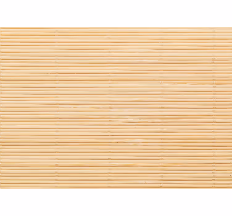 Rolgordijn beige met bamboe-imitatiepatroon - TenStickers