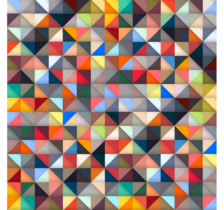 Rolgordijn slaapkamer colorfuo mozaïek - TenStickers