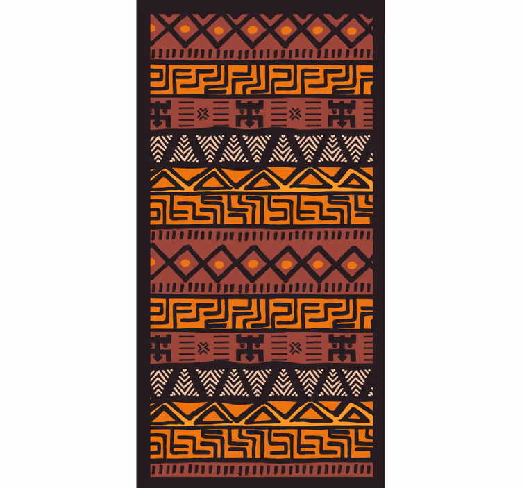 Rolgordijn slaapkamer in afrikaanse stijl - TenStickers