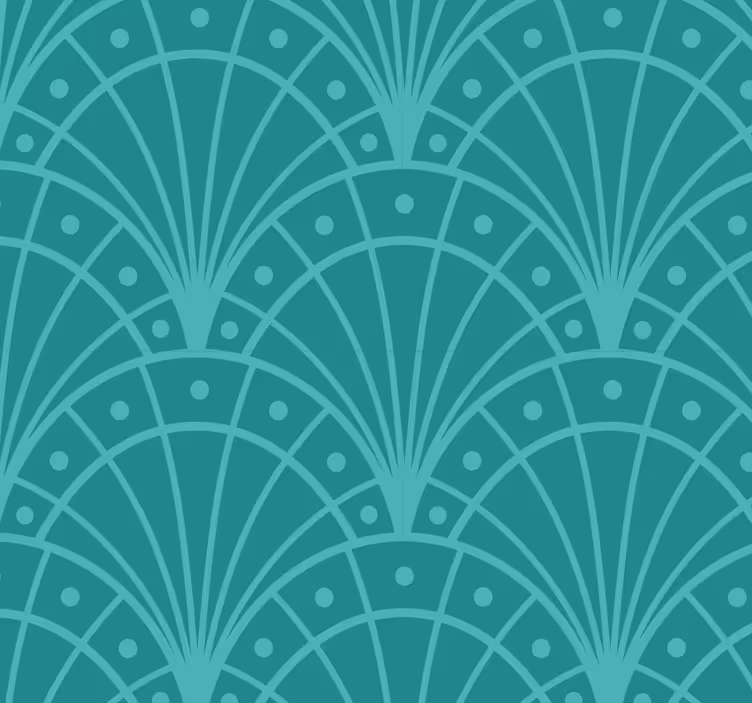 Rolgordijn slaapkamer artdeco stijl - TenStickers