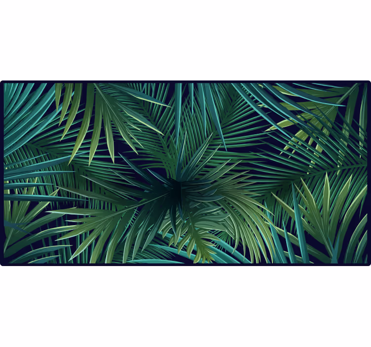 Rolgordijn slaapkamer intense monstera bladeren - TenStickers