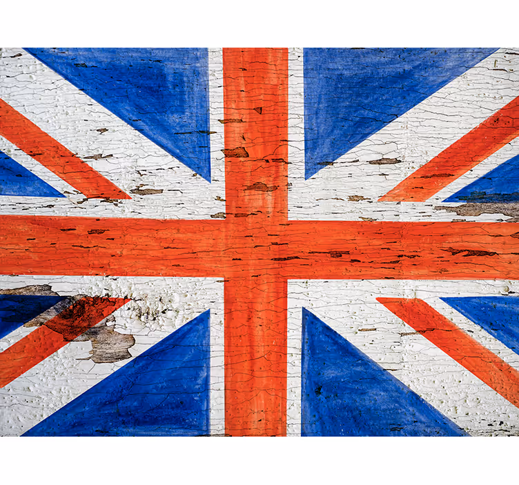 Rolgordijn slaapkamer urban style uk vlag - TenStickers