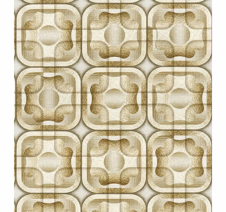 Rolgordijn vintage met vintage patroon - TenStickers