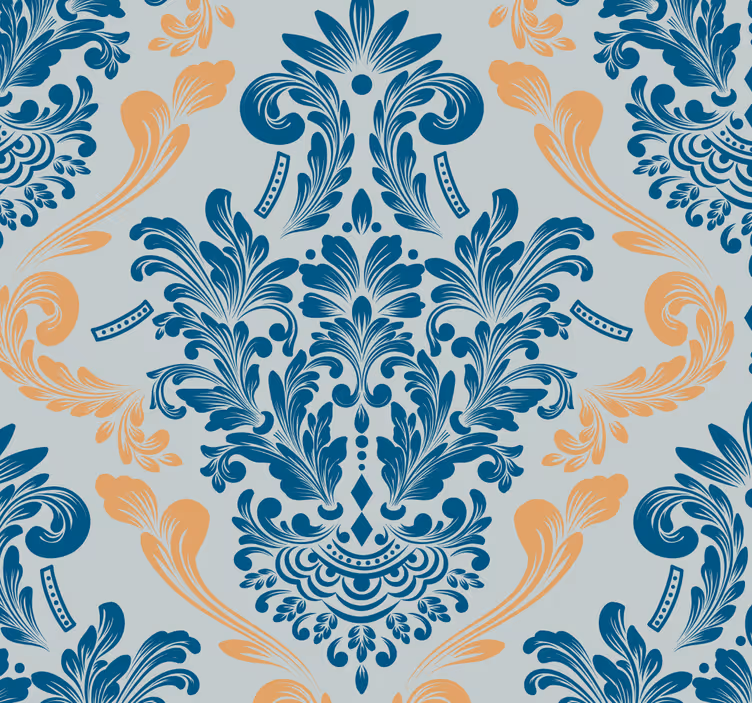 Rolgordijn vintage stijl barok - TenStickers