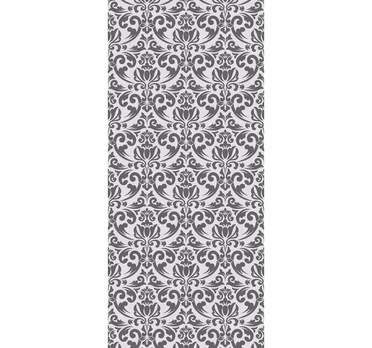 Rolgordijn vintage abstract damask ontwerp - TenStickers