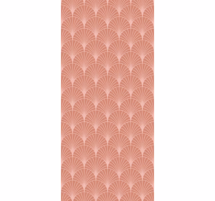 Rolgordijn vintage rosegouden palmen decor patroon - TenStickers