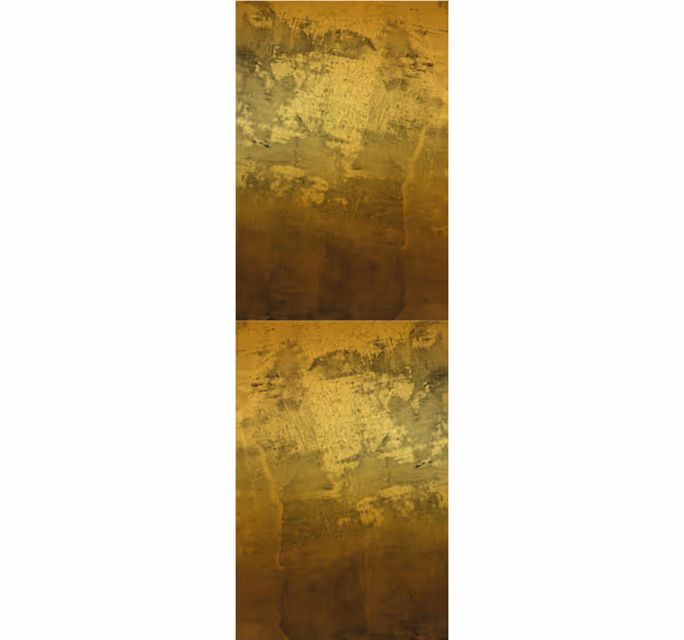 Rolgordijn vintage retro rauwe gouden rechthoekpatroon - TenStickers