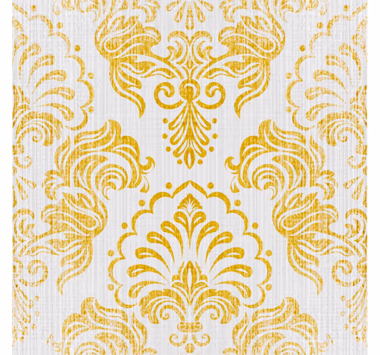Rolgordijn vintage gouden ontwerp - TenStickers