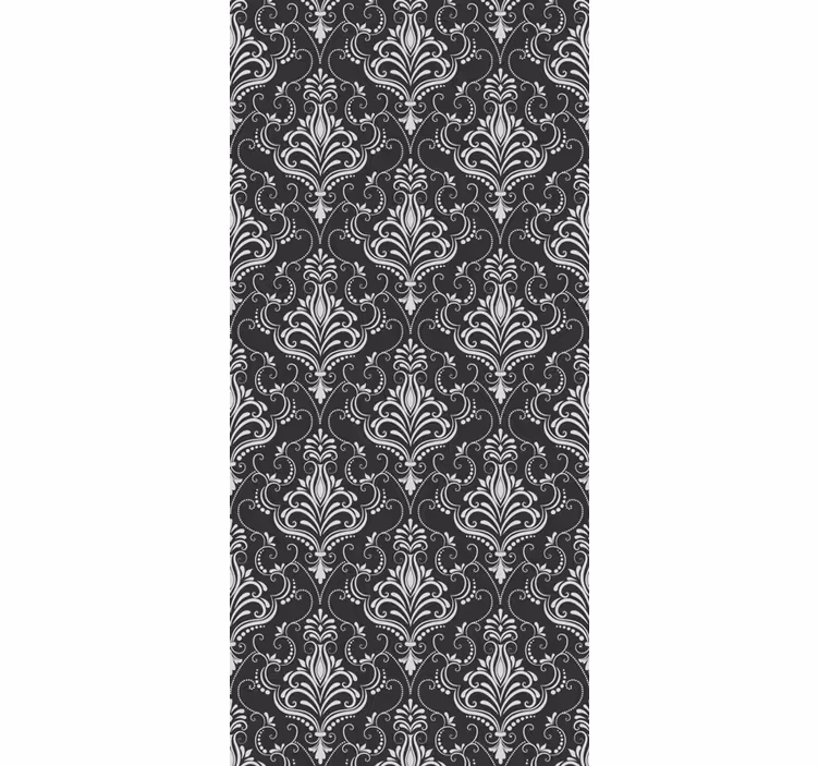 Rolgordijn vintage in elegante damaststijl - TenStickers