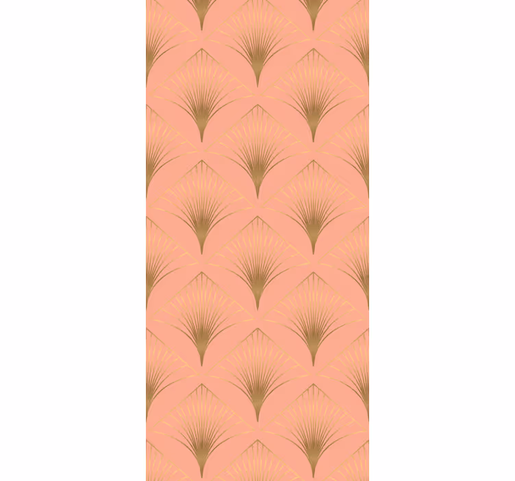 Rolgordijn vintage gouden pijlkunst decor patroon - TenStickers