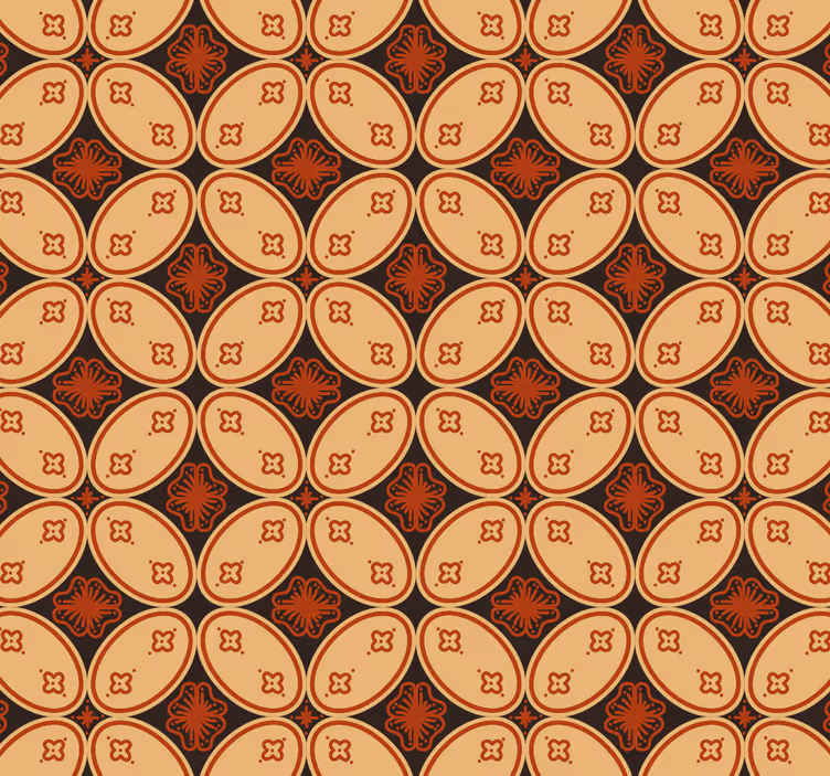 Rolgordijn vintage retro motieven - TenStickers