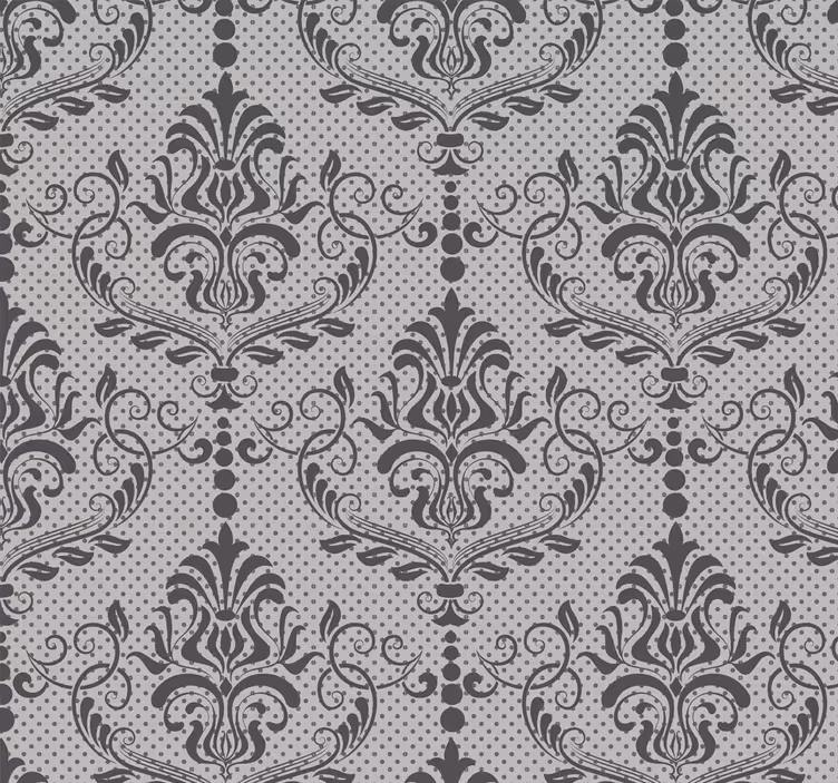 Rolgordijn vintage elegant barokpatroon - TenStickers