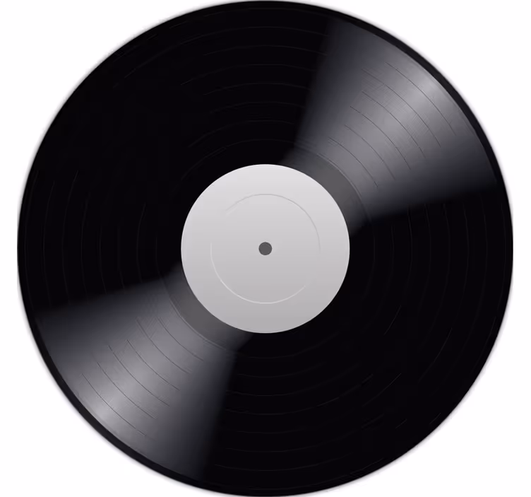 Rolgordijn zwart vinylvloerkleed discotheek - TenStickers