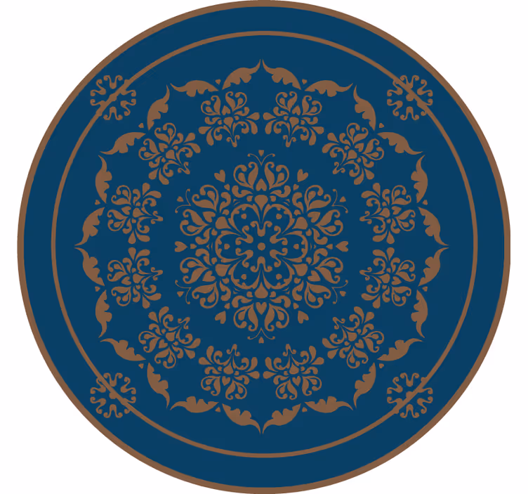Rolgordijn slaapkamer grote oude mandala - TenStickers