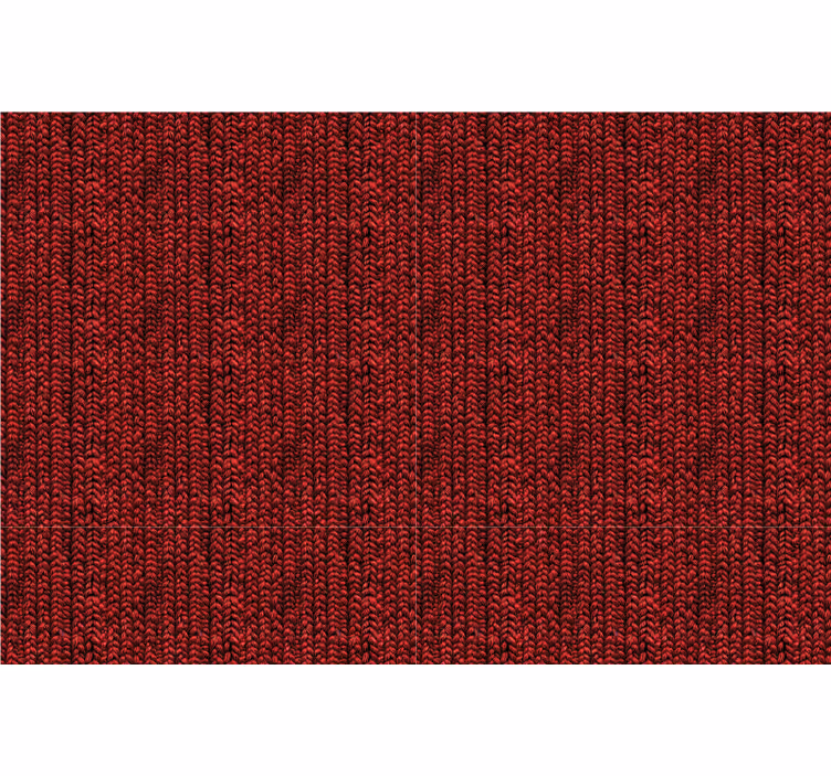 Rolgordijn slaapkamer met textuur van wol effect - TenStickers