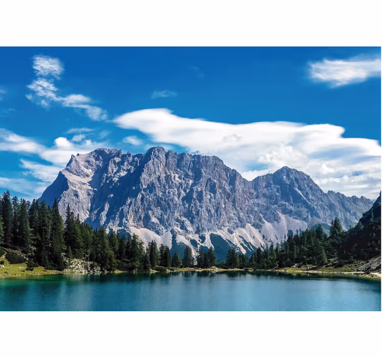 Rolgordijn slaapkamer seebensee zugspitze - TenStickers
