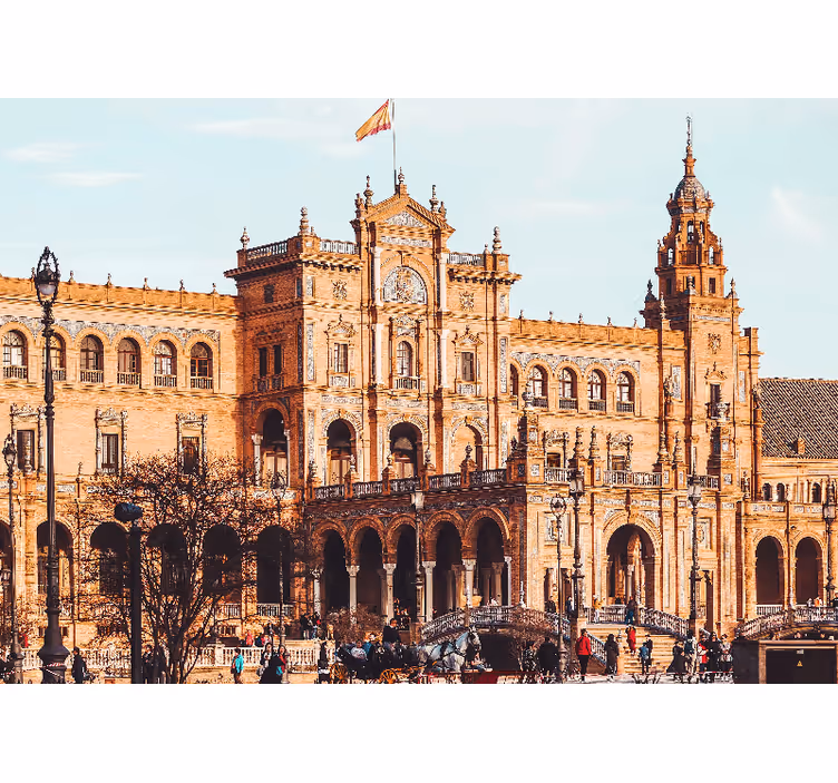 Rolgordijn slaapkamer sunny plaza spanje sevilla - TenStickers