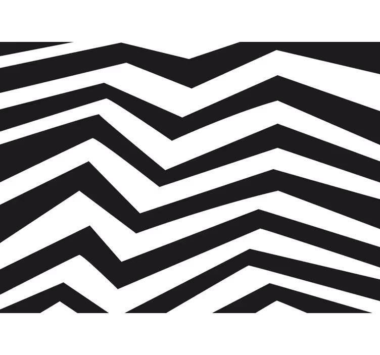 Rolgordijn slaapkamer zigzag - TenStickers