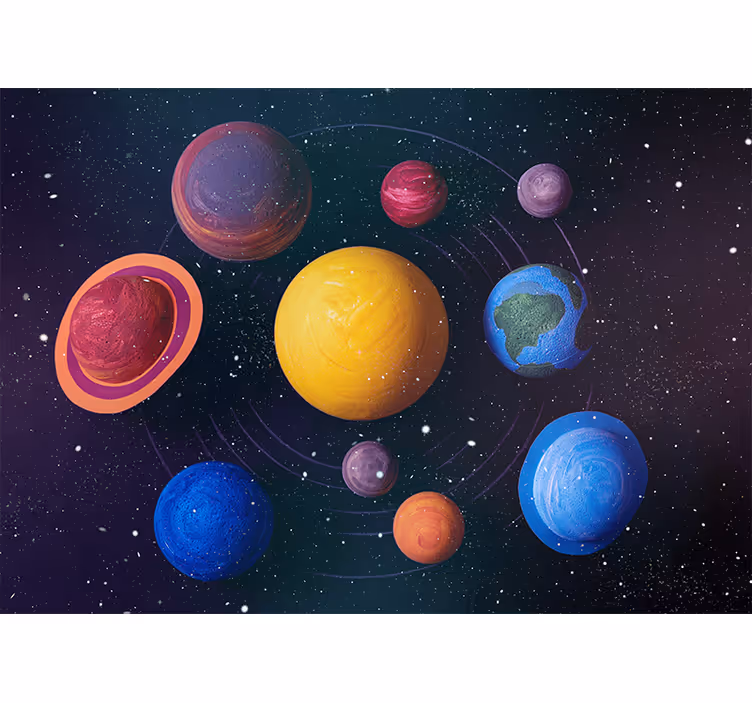 Rolgordijn slaapkamer mogelijkheden van exoplaneten - TenStickers