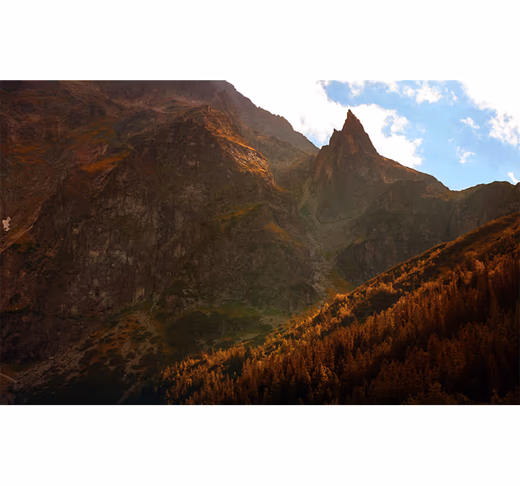 Rolgordijn slaapkamer pools tatra berglandschap - TenStickers