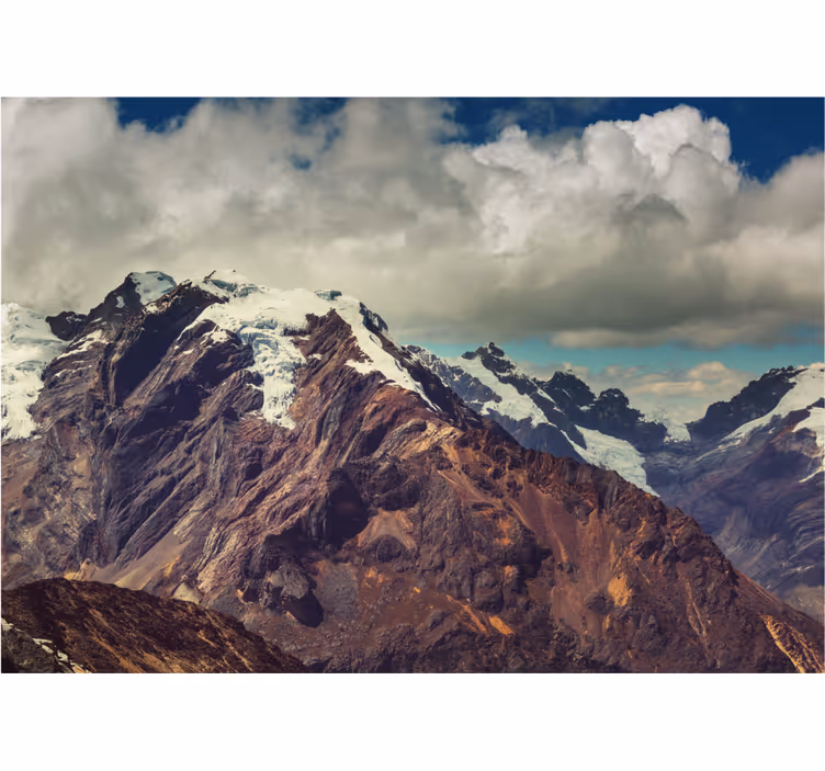 Rolgordijn slaapkamer andes landschap - TenStickers
