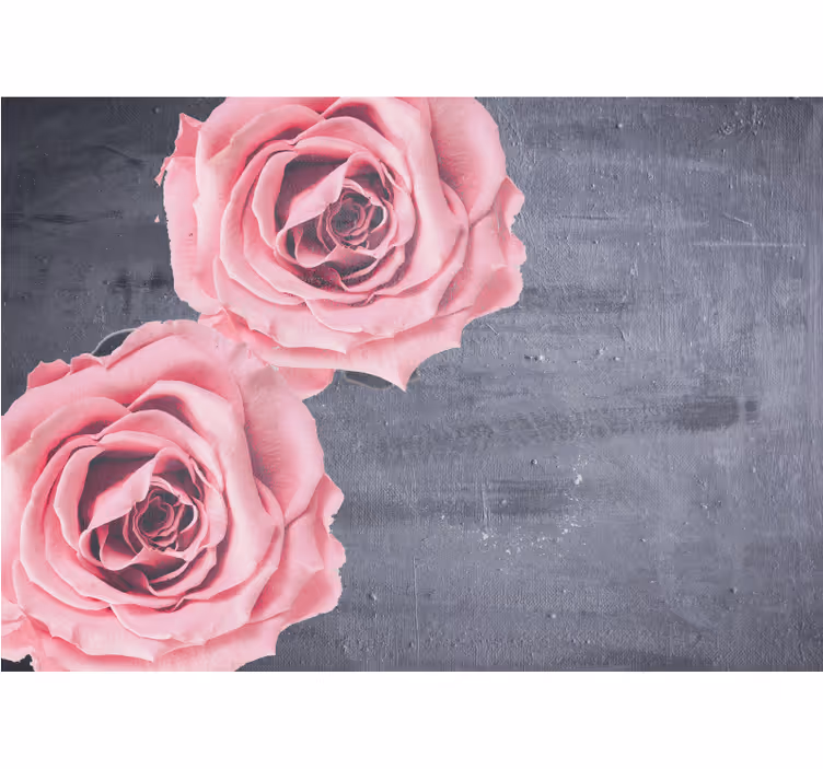 Rolgordijn slaapkamer elegant vrouwelijk bloemenontwerp - TenStickers