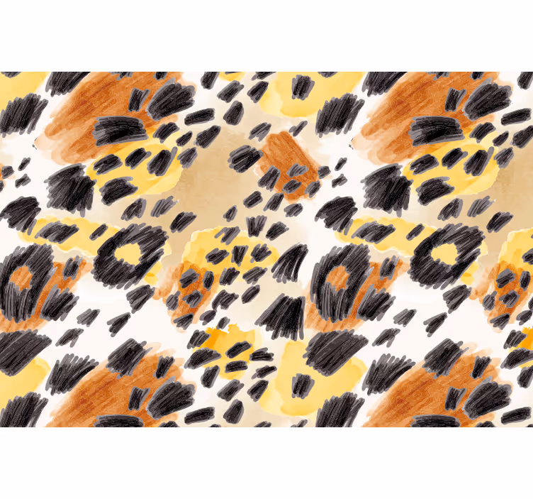 Rolgordijn slaapkamer feline dierenprint - TenStickers