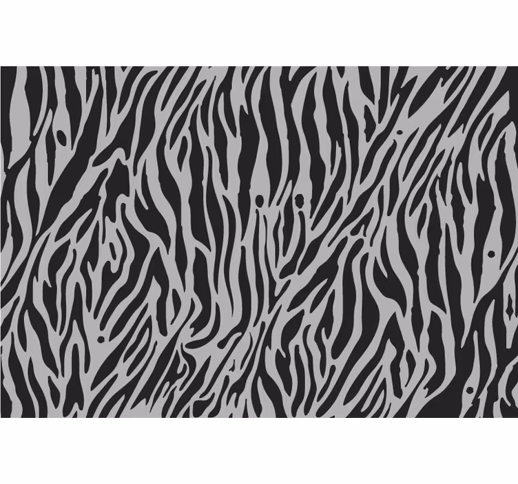 Rolgordijn slaapkamer grijs zebra - TenStickers