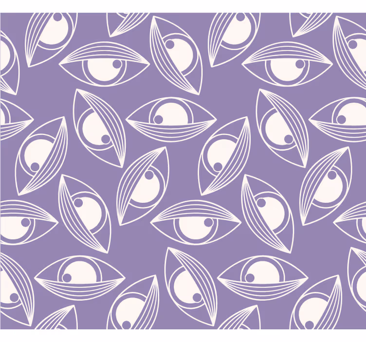 Rolgordijn slaapkamer mystic patroon lila vinyl rug - TenStickers