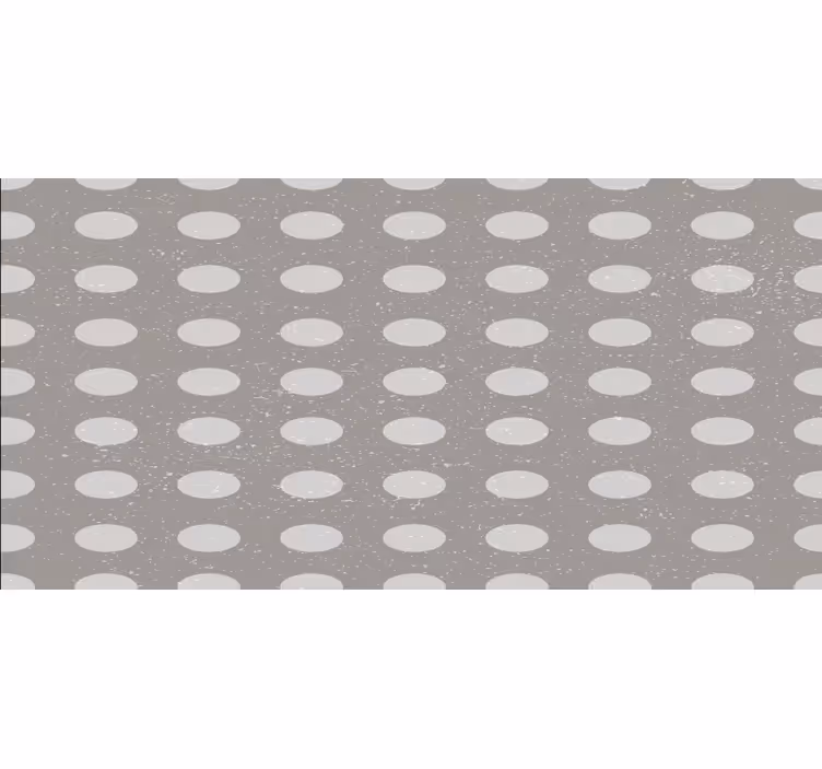 Rolgordijn slaapkamer geometrisch grijs cirkelpatroon - TenStickers