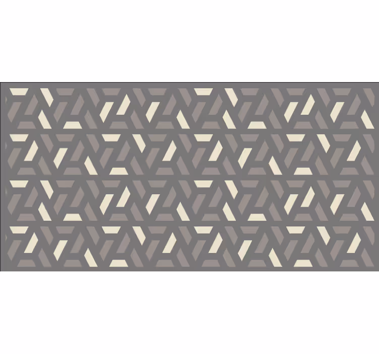 Rolgordijn slaapkamer geometrisch grijs driehoekpatroon - TenStickers