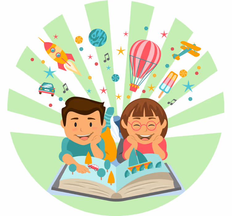 Kinderkamer rolgordijn kindeducatie - TenStickers