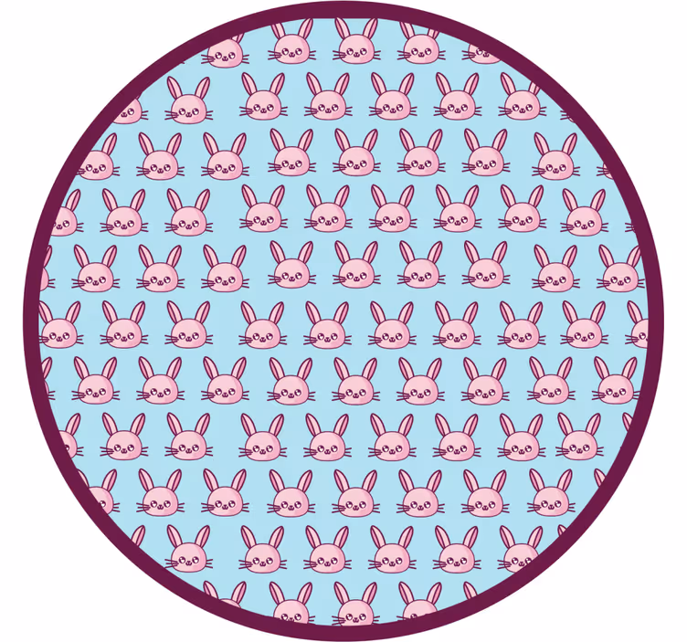 Kinderkamer rolgordijn anime konijnen - TenStickers