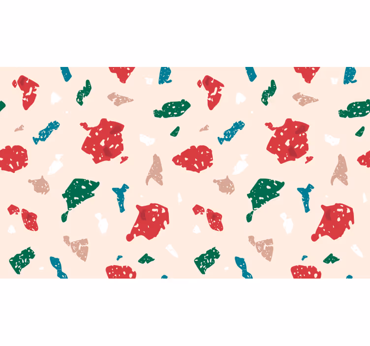 Kinderkamer rolgordijn terrazzo voor kinderen - TenStickers