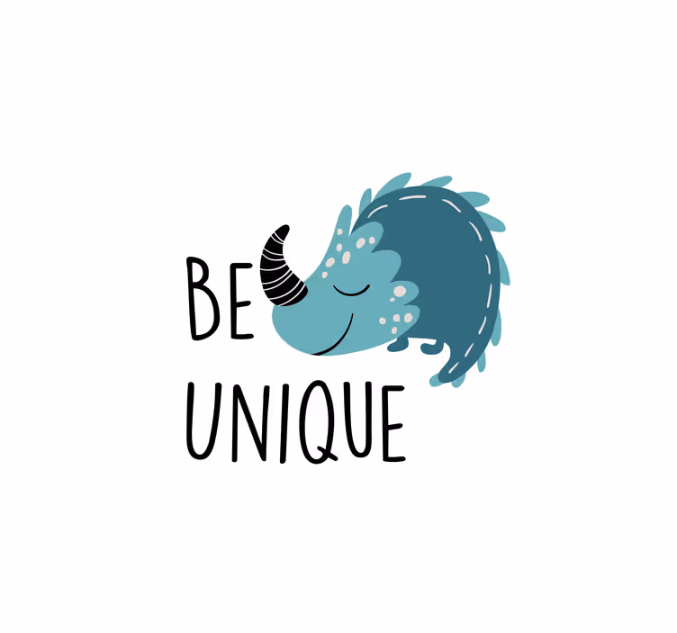 Kinderkamer rolgordijn nordic dinosaurus uniek - TenStickers
