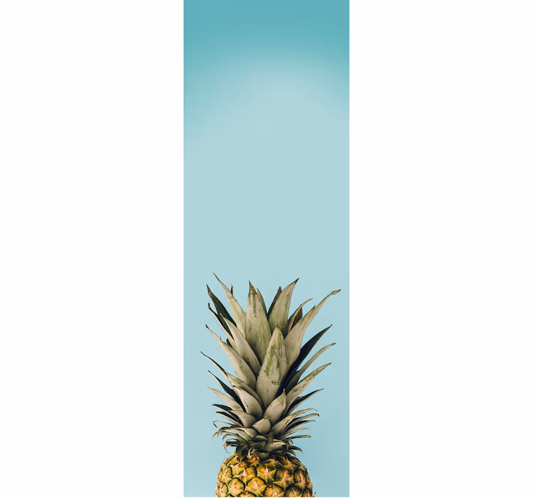 Keuken rolgordijn met ananas koelkastfolie - TenStickers