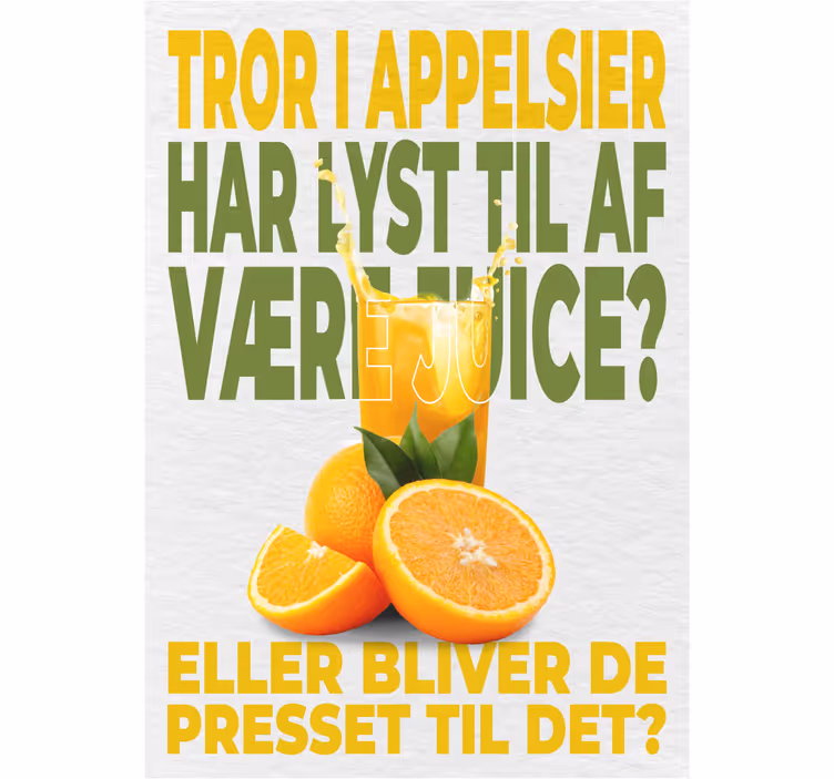 Keuken rolgordijn sinaasappels willen sap zijn? - TenStickers